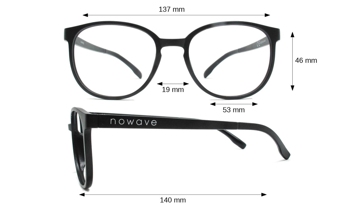 Misure della montatura Nowave Stanley