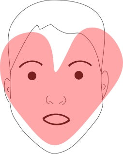 Viso a cuore